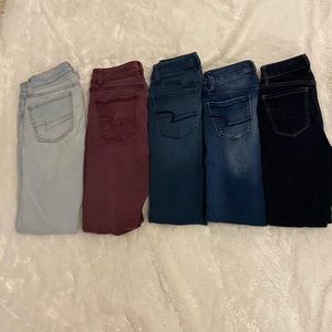 American Eagle skinny jeans lot